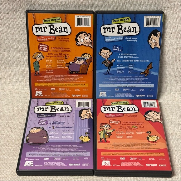 Set of (4) Mr. Bean: The Animated Series DVD Collection - Picture 3 of 3
